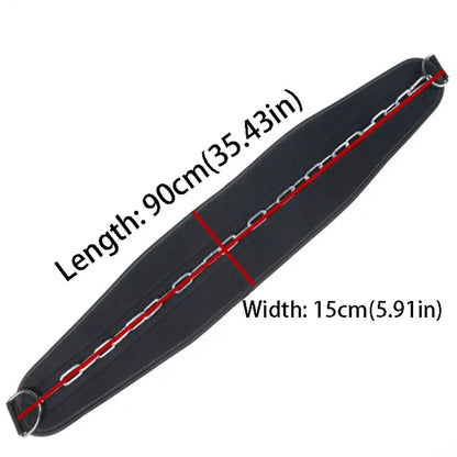 Training Fitness With Chain Pull-up Belt Weight Lifting Workout Belt Weighted Dip Belt Fitness Equipment Dip Belt Weight Lifting