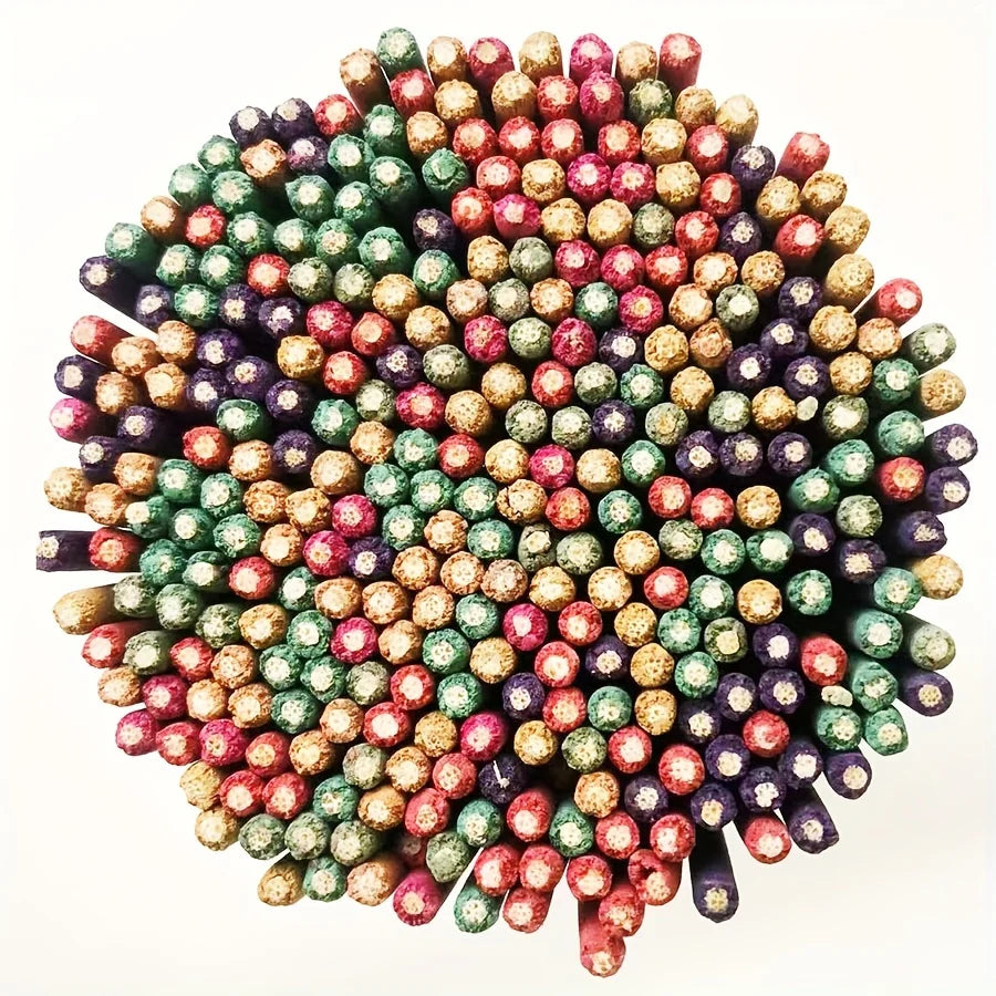 Mixed Aromatherapy Wooden Sticks - Lavender, Sage, Roses, Sakura, Lemongrass, Jasmine, Coconut, Lemongrass, Mint, Eucalyptus, Sandalwood, Blackberry, Etc. - Expanded Size, Wholesale Bulk, Suitable for Home and Outdoor Use, Ho