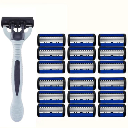 Razor Classic 6 Layer Safety Razor for Mens Shaving&Womens Hair Removal Shaving Blades Manual Shaver
