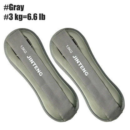 1Pair Wrist Ankle Weights, 1kg,2kg,3kg Wrist Leg Arm Weights, Comfortable Soft for Dancing, Running, Walking, Fitness, Workout