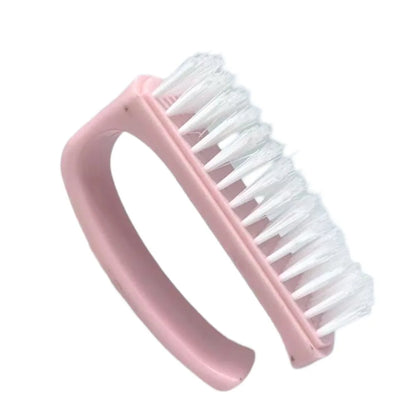 Nail Care Nail Brush Dust Solid Color Cleaning Brush Multi-function Fingernails Tools Manicure Nail Cleaning Brush