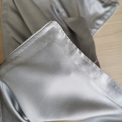 1 Pair 100% Pure Silk Pillowcase Pillow cases with Envelope Soft Pillow Cover for Healthy Sleep High Quality