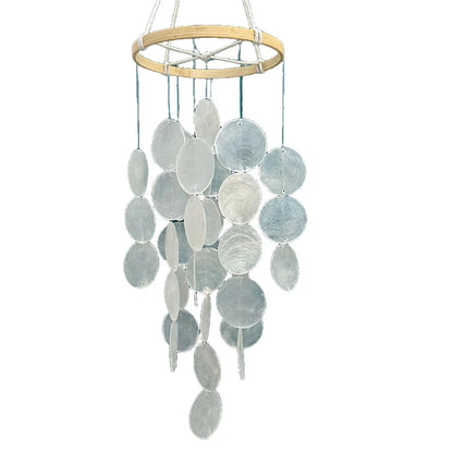 1pc Bohemian Shell Wind Chime Handmade Coastal Decor For Tranquil Spaces 40*15cm Wind Chime Hanging Decorations Photography Prop
