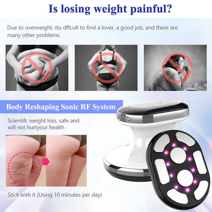 Slimming Massager Whole Body EMS Fat Burner Infrared Shaper Cavitation Therapy Weight Loss Beauty Instrument Tool