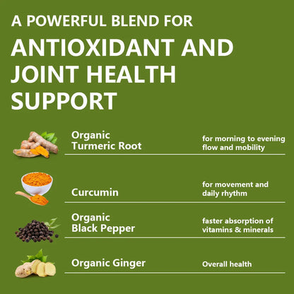 Turmeric Curcumin with Black Pepper,with 95% Curcuminoids,Extra Strength Turmeric,Enhanced Absorption,Joint Support Supplement