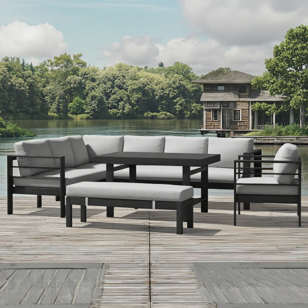Patio Furniture Outdoor Sofa Set Outdoor Furniture Aluminum Garden Sets Balcony Furniture Sofa Set