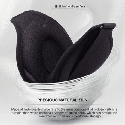 JJYY sleep aid eye mask, 3D contour sleep soft and comfortable eye mask, blocks light, suitable for travel nap meditation