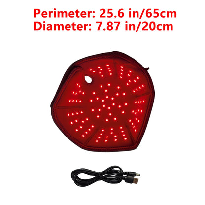Red Light Therapy Hat 660&850nm Near Infrared LED Treatment Helmet for Hair Growth Cap Prevant Loss Head Relaxation Relief Scalp