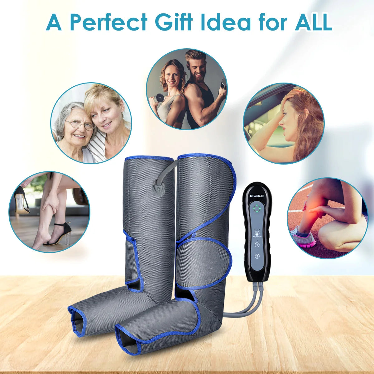 air Compression Leg Massager with Heating Function Massage Products Other Healthcare Supply