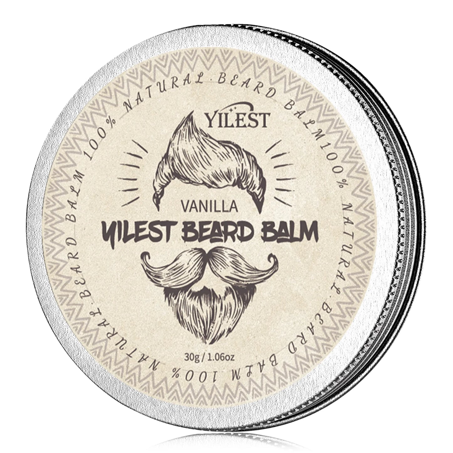 Beard Balm For Men Facial Hair Beard Growth Wax Thicking Softens Moisturizing Nourishing Professional Mustache Cream Beard Care