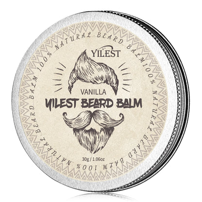 Beard Balm For Men Facial Hair Beard Growth Wax Thicking Softens Moisturizing Nourishing Professional Mustache Cream Beard Care