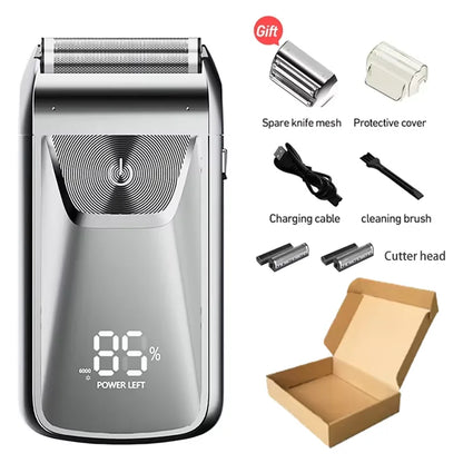 Electric Razor Electric Shaver Rechargeable Shaving Machine for Men Shaver Beard Razor Wet-Dry Use Beard Trimmer Shaving Machine