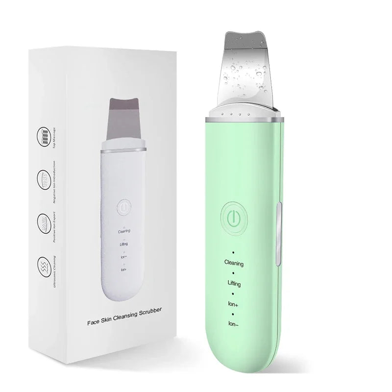 Xiaomi Ultrasonic Skin Scrubber Vibration Face Spatula Blackhead Remover Shovel Clean Cavitation Peeling Facial Lifting YOUPIN