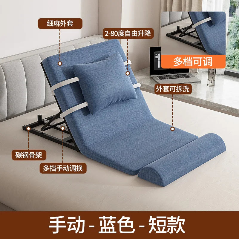Elderly Electric Adjustable Bed - Home Hospital Use, 5-Position Lift Recliner, Remote Control, Back Massage, USB Charging