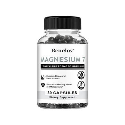 7 in 1 Magnesium Complex, High Absorption, Supports Energy, Relaxation, Promotes Healthy Sleep, Helps Muscle Support Supplements