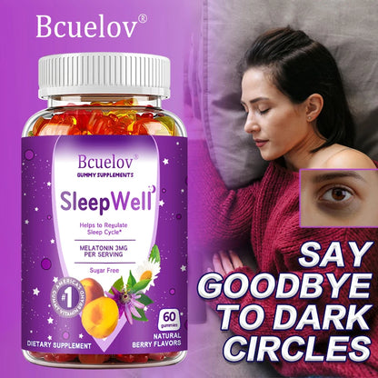 Melatonin Gummies, 3 Mg Melatonin Supplements for Sleep Support, Improve Mood, Antioxidant and Immune Regulation