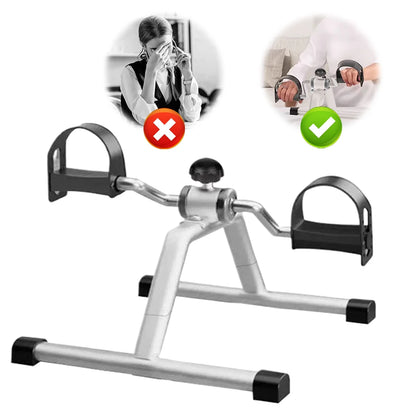 Under Desk Mini Exercise Bike Portable Pedal Exerciser Pedal Exerciser Exercise Bicycle Exercise Bike For Home Lose Weight