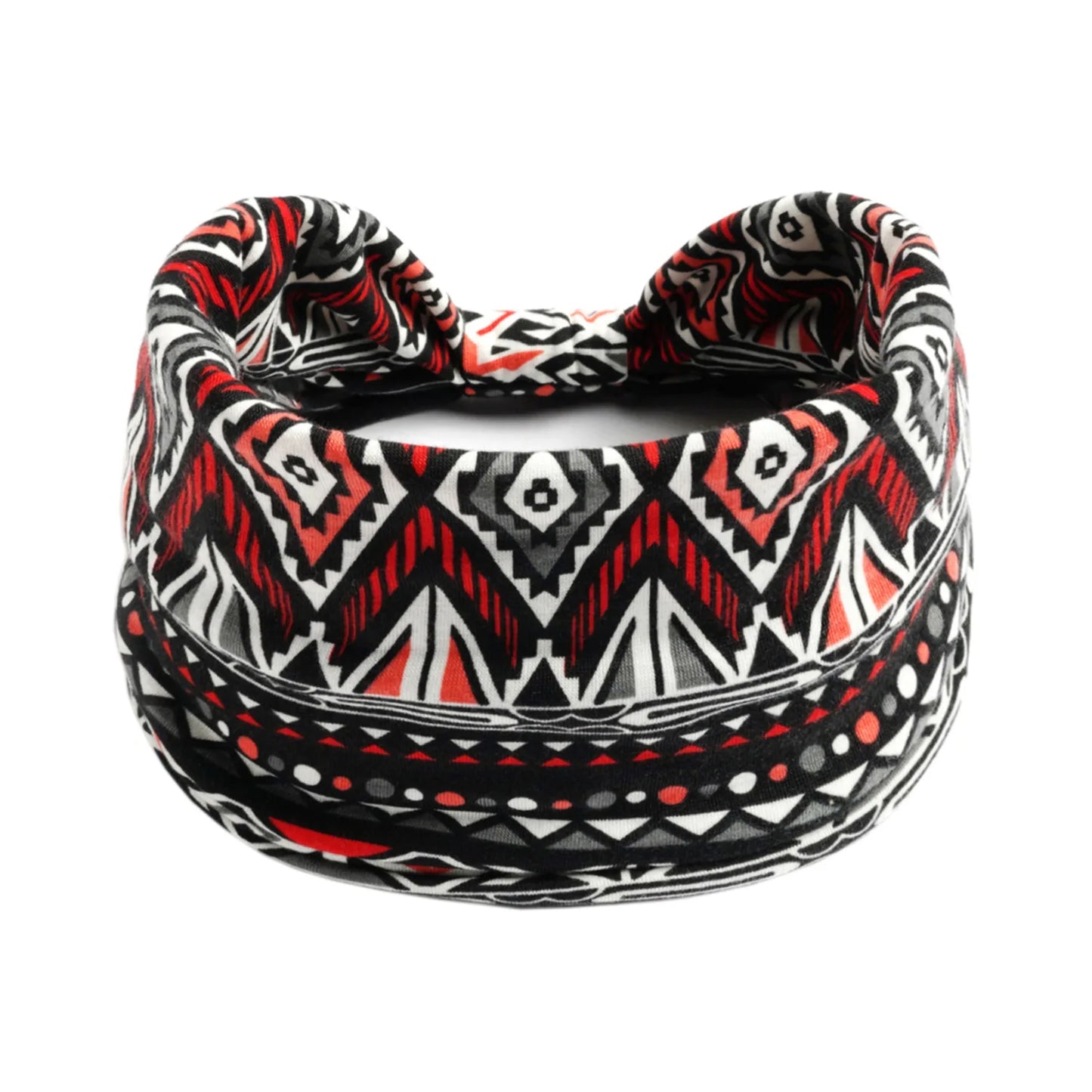 Boho Headbands Wide Knot Hair Scarf Floral Print Hairband Stretch Turban Headwrap Cotton Head Band Fashion Accessories for Women