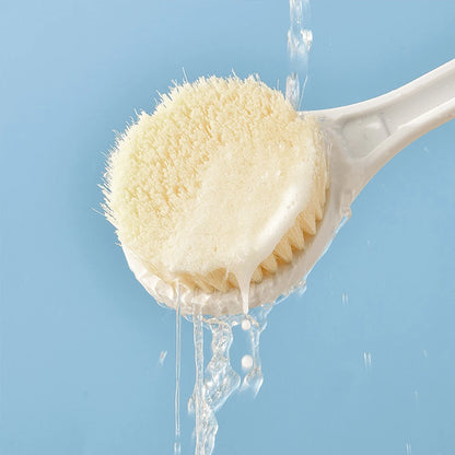 Bath Brush Long Handle Soft Hair Bath Brush Back Ball Brush Bathroom Body Brushes Mud Back Scrubber Shower Massage Brush