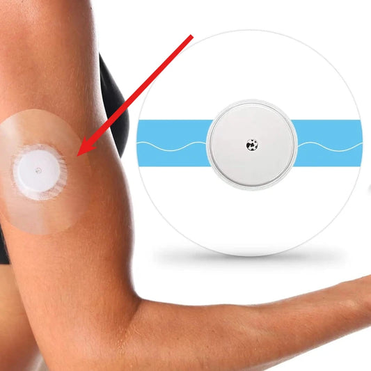 PU blood glucose sensor fixed patch Non marking sports anti slip adhesive patch transparent invisible waterproof