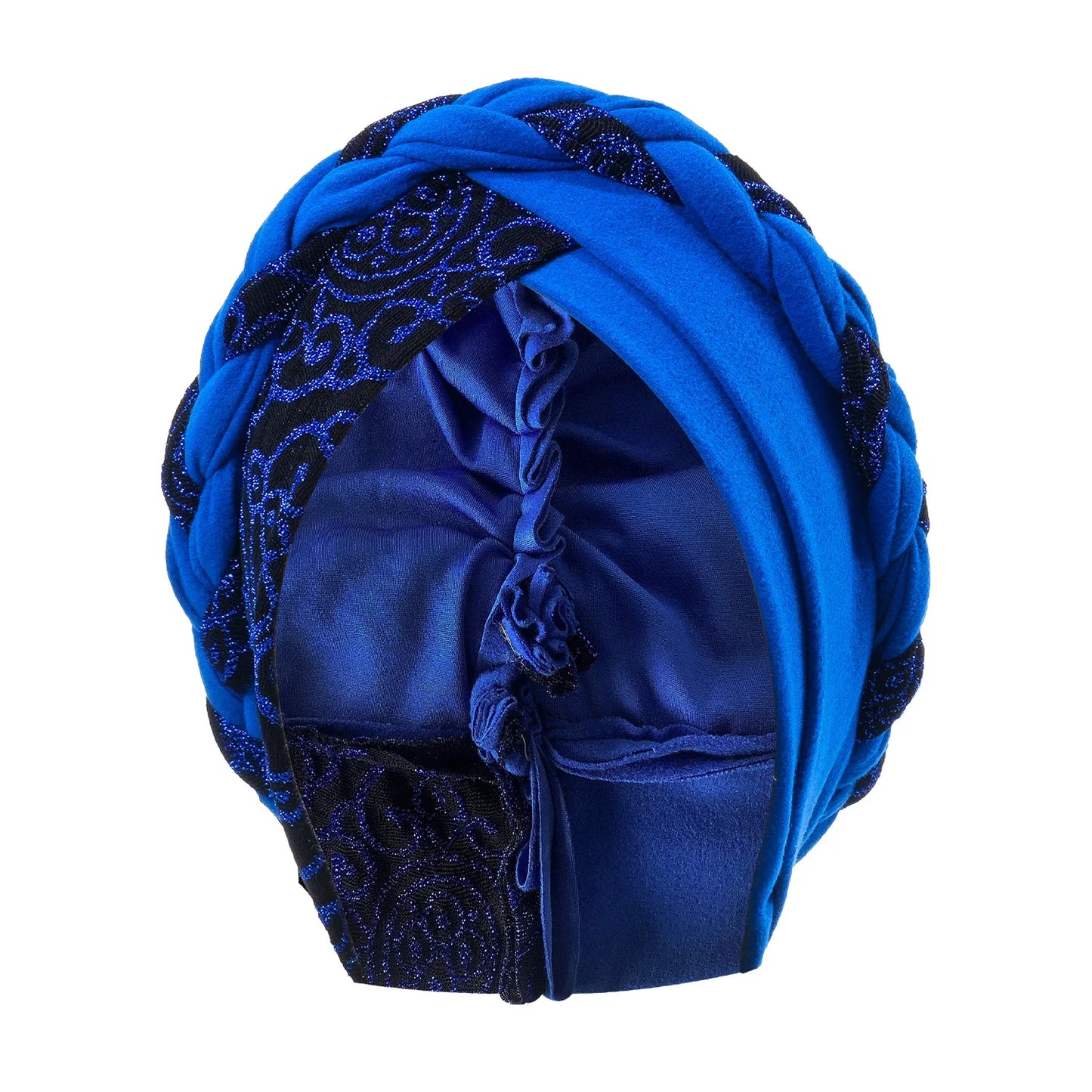 2024 Head Scarf for Muslim Women Turban Cap Ladies Islamic Print Bonnet Hat Braid Headband Turbante Mujer Beanies Hats