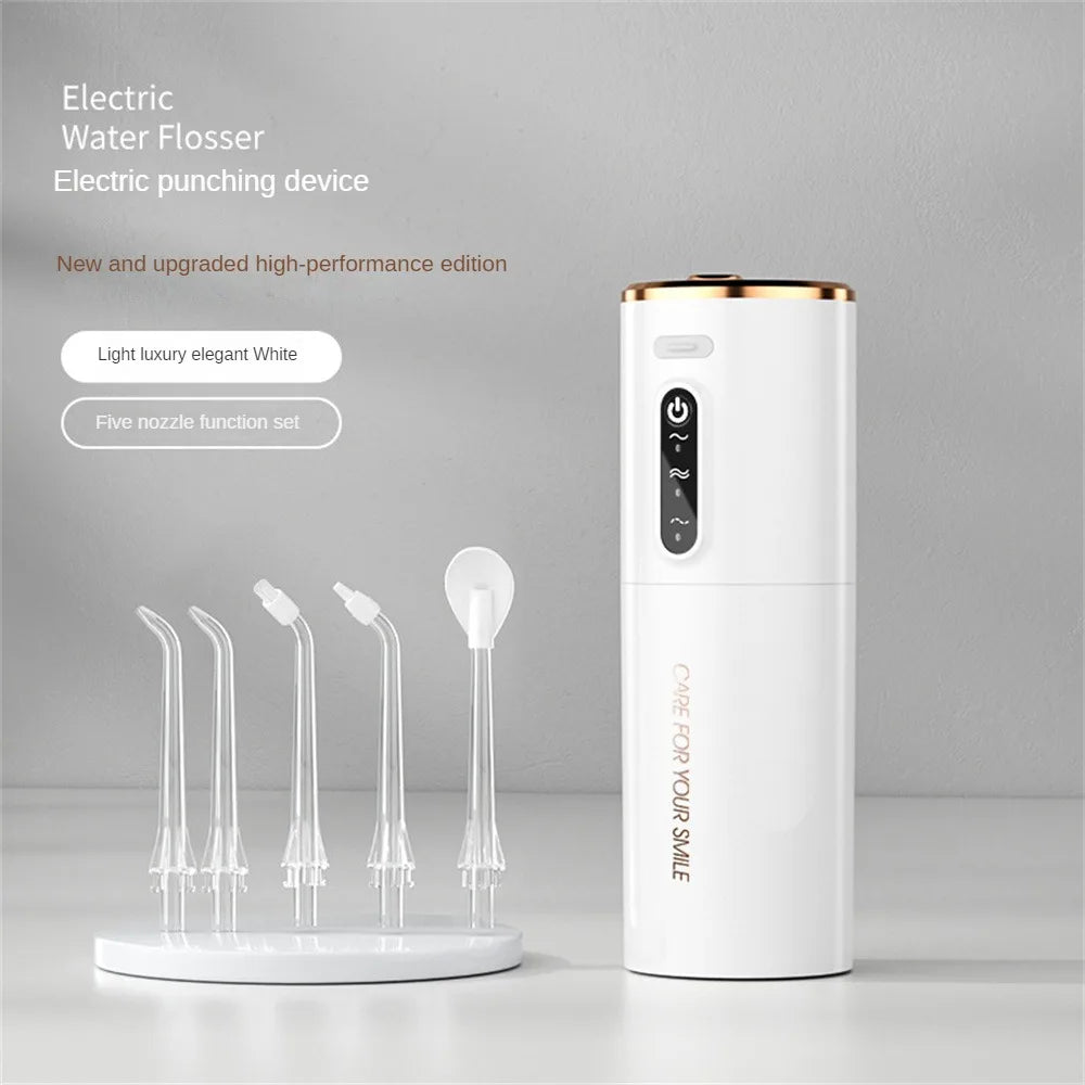 XIAOMI Oral Irrigator Portable IPX7 Waterproof Rechargeable Dental Water Flosser 3 Modes Teeth Cleaner 280ML Dental Water Jet