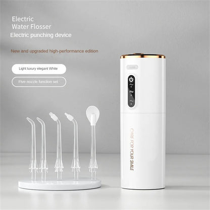 XIAOMI Oral Irrigator Portable IPX7 Waterproof Rechargeable Dental Water Flosser 3 Modes Teeth Cleaner 280ML Dental Water Jet