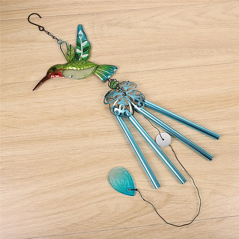 AFOURT-Wind Chime Glass Gardening Wind Chimes Pendant High Quality For Wall Window Door Ornaments