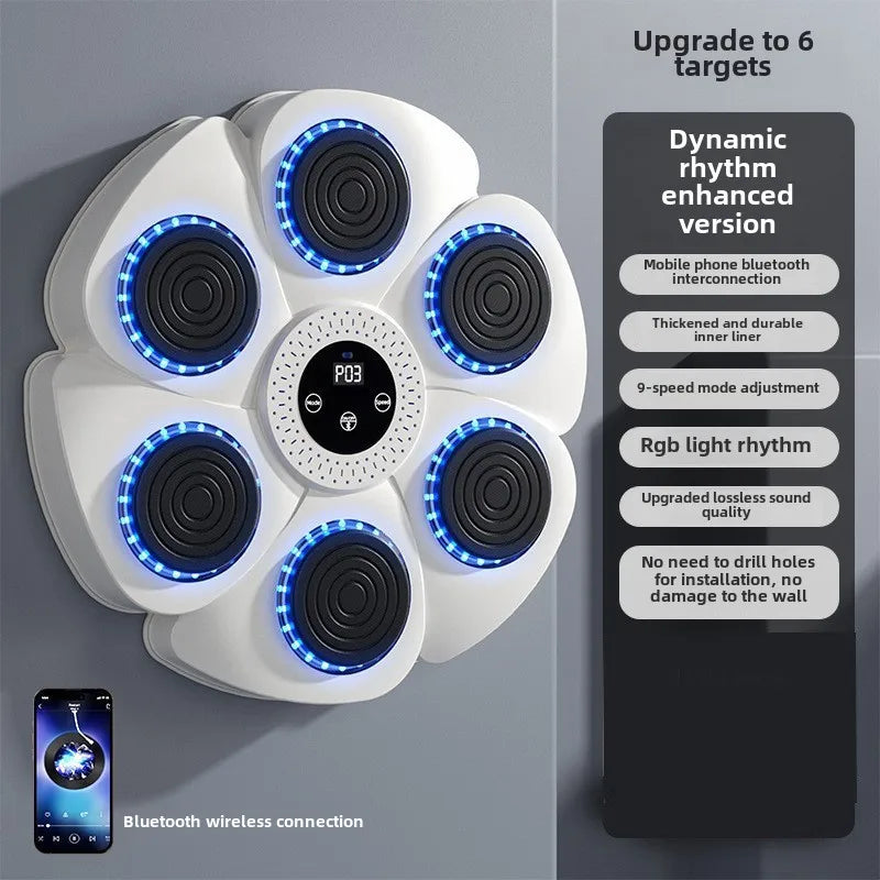 Cross-border new smart boxing machine music sports fitness training equipment home sports boxing wall target