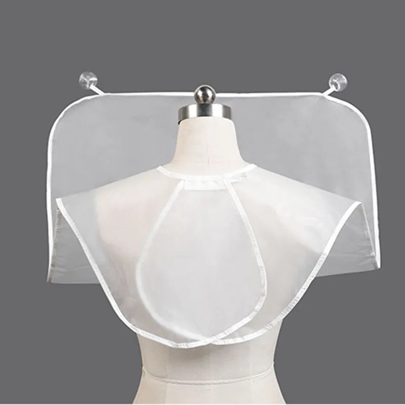 White Male Beard Care Shave Bib Men Haircut Facial Hair Trimmer Apron Waterproof Cloth Cleaning Protecter Bathroom Accessories