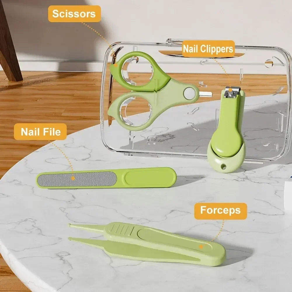 Nail Clippers  baby care   baby care kit Nail Clippers Nail Knife Baby Nail Clipper Set Travel Portable Baby Care Set