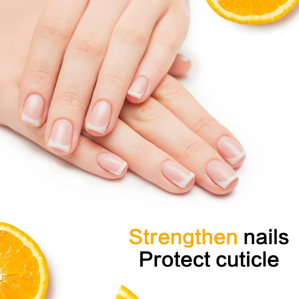 KODIES GEL Keratin Nail Strengthener 15ML Vitamin C Hydrating Nail Hardener Cuticle Oil Conditioner Nails Growth Care Products