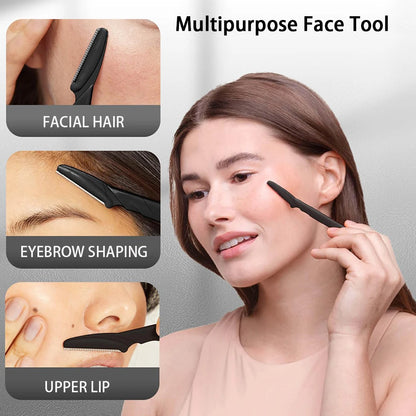 Razor Set Eyebrow Multipurpose Face Razors For Women and Men Dermaplaning Tool  Easy To Use Cutter Shaver Blades Makeup Tools