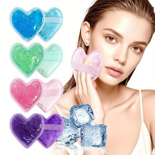 Heart Shaped Ice Pack Hot & Cold Therapy - Reusable Gel Pack for Pain Relief, Swelling, First Aid, Muscle Soreness
