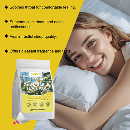 Chamomile Tea - Natural Soothing Herbal Infusion for Sleep | Organic Calming Brew to Unwind & Rest Easy
