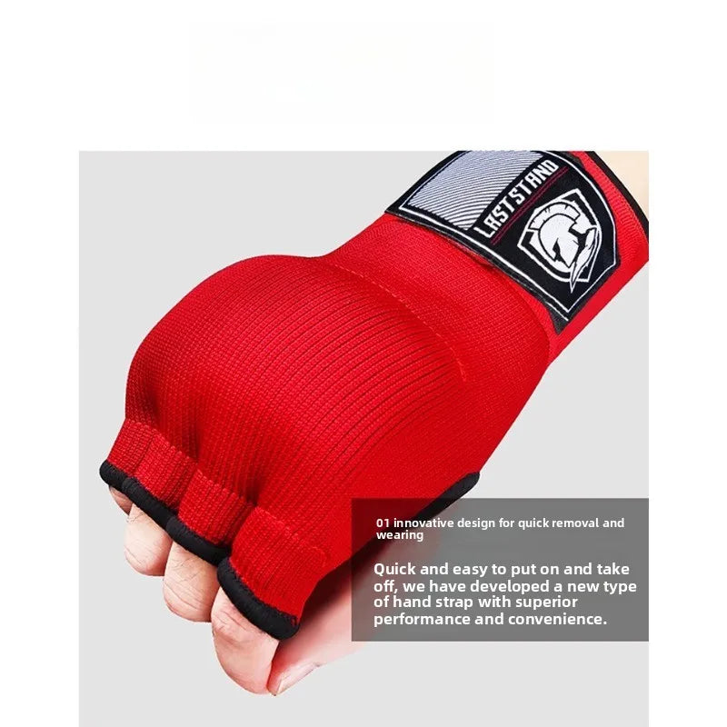 Gel Gloves, Half-finger Boxing Gloves, Lazy Person's Quick Hand Binding, Hand Protection Bandages, Fighting, Boxing, Muay Thai