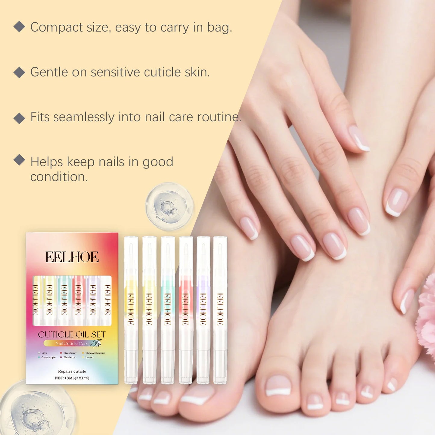 Nail Care Liquid Set - Gentle Daily Nourishment for Healthy, Shiny, and Strong Nails Nail Care Liquid Set - Gentle Daily Nourish