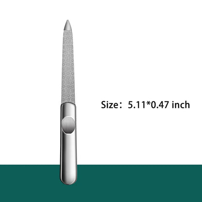 Nail File Stainless Steel Professional Exfoliating Double Sides Sandpaper For Professional Finger Toe Nail Care Tools nail art
