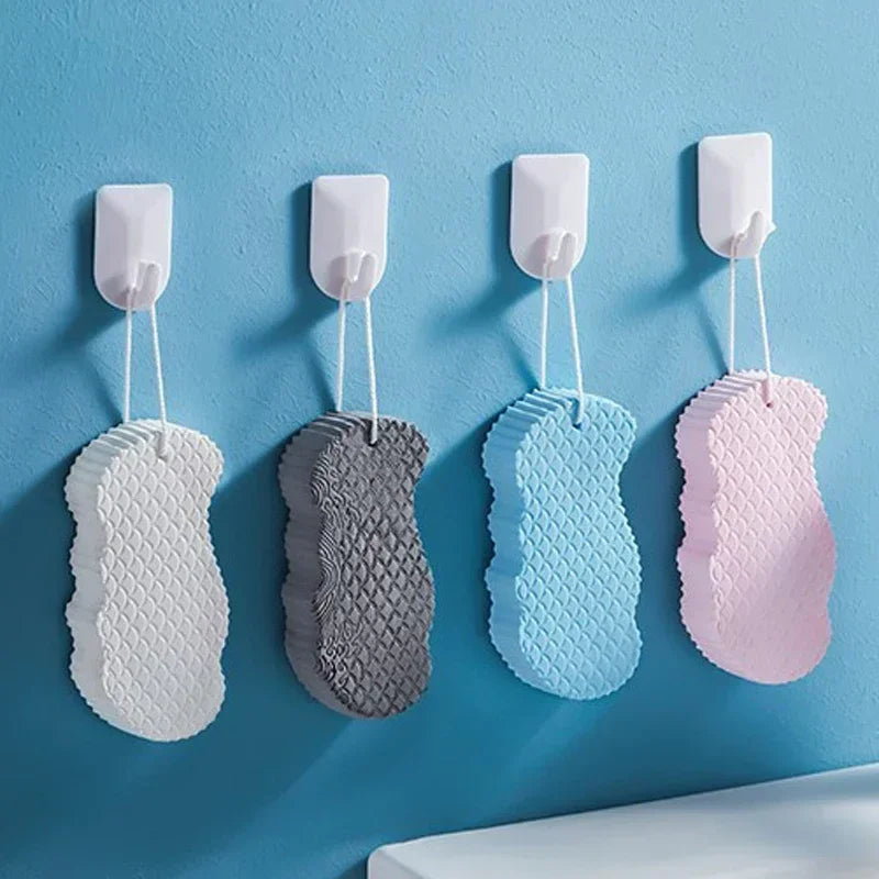 3D Soft Sponge Body Scrubber Bath Exfoliating Scrub Sponge Shower Brush Body Skin Cleaner Dead Skin Remover Exfoliating