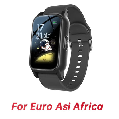 Punctual- 4G Elderly Smart Watch with GPS,SOS,Fall Detection Emergency Support,AI Health Monitoring for Elderly Black A