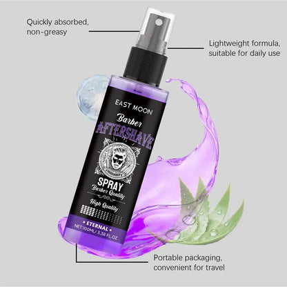 Deep Moisturizing Aftershave Spray 100ml Efficient Hydration Repair Soothe Beard Reduce Redness Swelling Non Greasy Soft